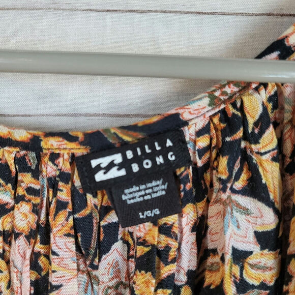 BILLABONG GYPSET LONG SLEEVE DRESS, SZ LARGE - Picture 6 of 15